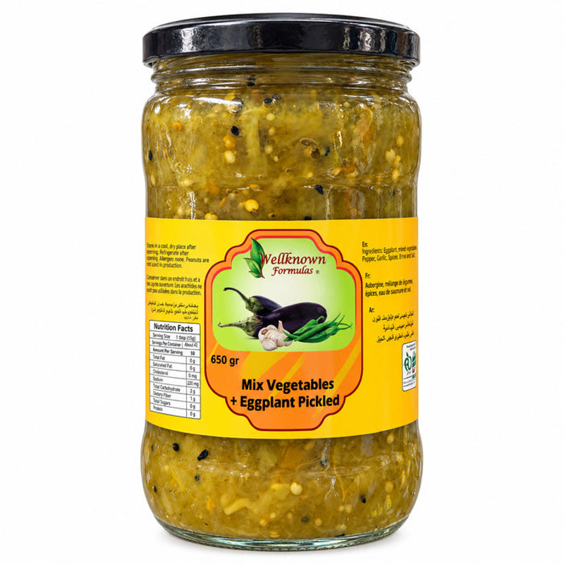 Wellknown Liteh Vegetable & Eggplant Pickle 650 g