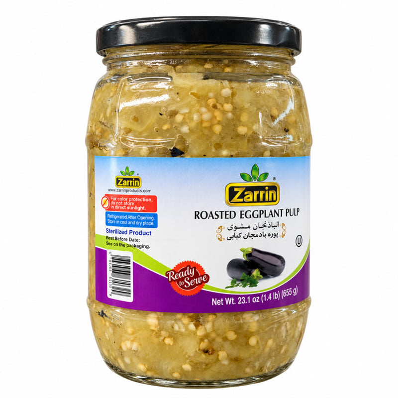 Zarrin Roasted Eggplant Pulp 655 g